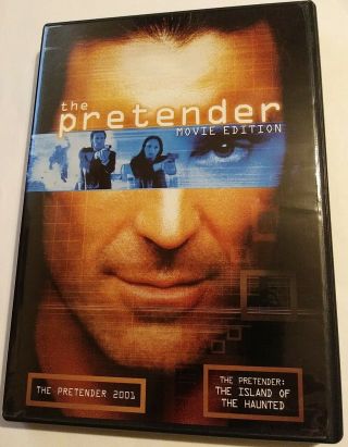 The Pretender Movie Edition Dvd Two Movies 2001 & Island Of The Haunted Rare Oop