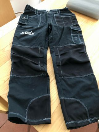 Rare Swix World Cup Wax & Work Pants,  Large/size 34 - 36