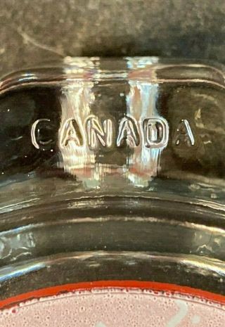 Vintage DRINK COCA COLA IN BOTTLES ASHTRAY Rare Old Advertising Sign Canada 3