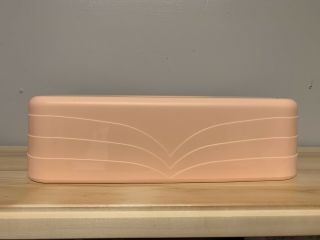 Vintage Mcm Kleenex Tissue Box Cover Pink Retro Plastic