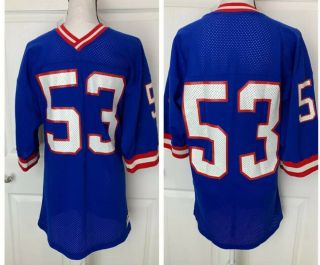 Harry Carson Vintage 80’s York Giants Sand Knit Football Jersey Large Rare
