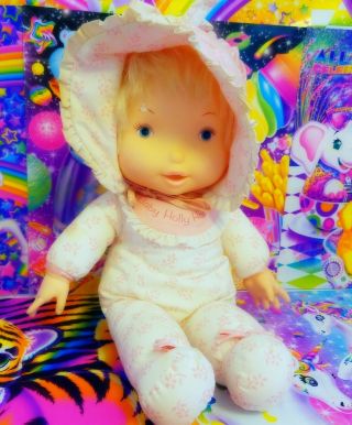 Vintage 1970s Holly Hobby Baby Doll Knickerbocker Pink Antique Toy