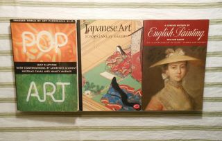 A Concise History Of English Painting,  Japanese Art,  Pop Art (3 Vintage Pbs)