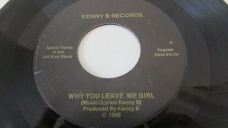 Kenny B 45 Private Electro Why You Leave Me Girl Rare Modern Soul Boogie Rap