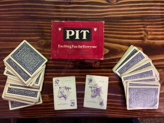 Vintage Antique 1919 Parker Brothers Pit Bull And Bear Edition Card Game