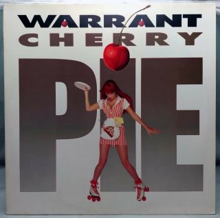 Lp Warrant ‎– Cherry Pie 1991 Czechoslovakia Press Very Rare