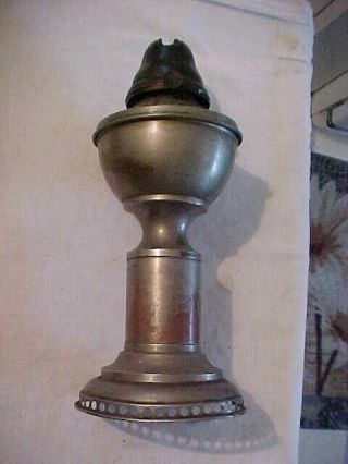 Rare Hitchcock Mechanical Kerosene Oil Table Lamp 99 Cent Start