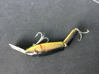 Vintage L & S Bait Co.  Jointed SPIN MIRROLURE USA Fishing Lure,  See Pictures 2