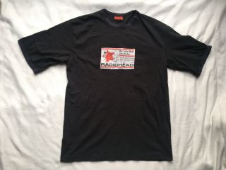 Rare Vintage Radiohead Tshirt Ok Computer Waste Products Official Large 2