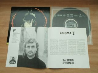 Enigma The Cross Of Changes 1993 Korea Vinyl Lp 4 Pages Insert Rare
