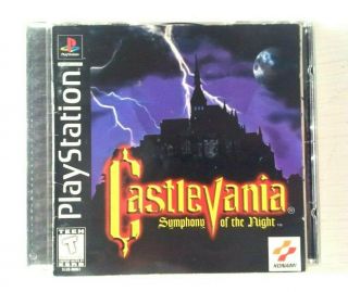 Castlevania Symphony Of The Night - Ps1,  Black Label Rare (incomplete) Oop