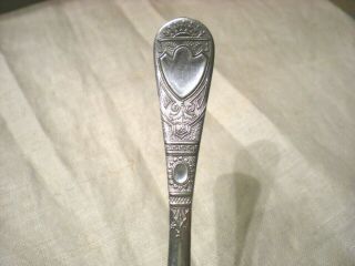 Antique Silverplate Master Butter Knife Twist Handle Nickle Silver Co.