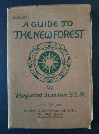 Rare Vintage A Guide To The Forest By Heywood Sumner 1924 Pb Book