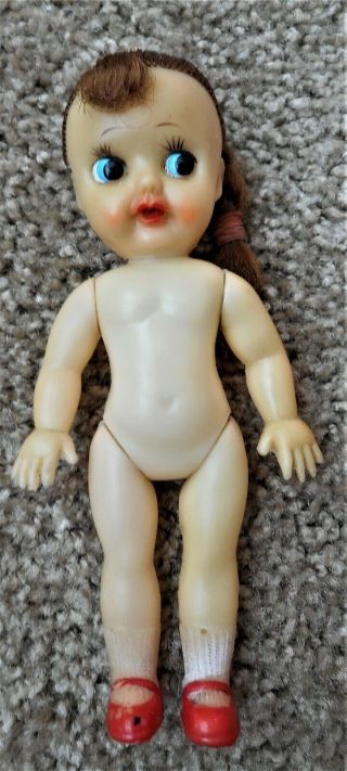 Vintage 6.  5 " Side Glance Doll Made In Japan Drinks/wets Possibly 