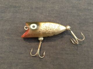 Vintage Heddon Tiny Lucky 13 Natural Color Fishing Lure