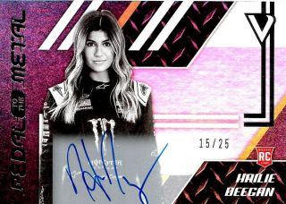 2020 Hailie Deegan Pedal To The Metal Autograph 15/25 Very Rare
