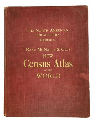 Rand Mcnally Census Atlas Of The World Circa 1911 / Rare Maps