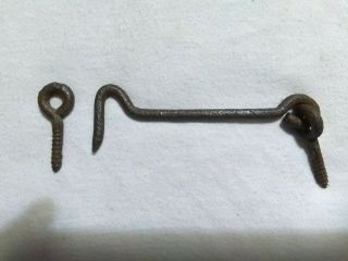 Vintage Hook And Eye Latch 4 Inch