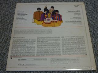 THE BEATLES - Yellow Submarine - Rare UK Stereo 2nd Press LP - 3/1 - EX/VG 2