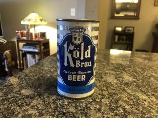 Köld Brau Eastern Premium Flat Top Beer Can,  Schoenhofen Edelweiss,  Chicago Rare