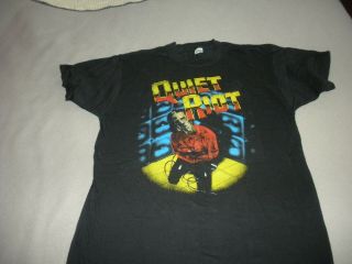 Rare Vintage 1983 Unsold Quiet Riot Rock T - Shirt - Xl