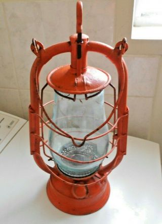 Vintage Rare Hasag Lantern No 6551 Made In Germany