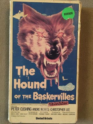 Hound Of The Baskervilles Hammer Horror Very Rare Vhs Magnetic Video