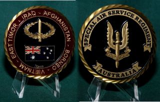 Rare Elite Australian Special Air Service Sas Regiment Challenge Coin