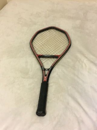 Rare Vintage Macgregor Bergelin Long String Tennis Racket W/ Case.  Pre Owned