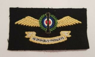 Rare 1930s Royal Air Force Raf No.  1 Squadron Flying Suit Badge - Air Display