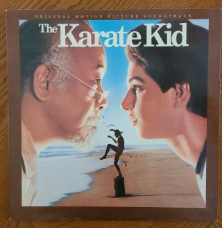 The Karate Kid Motion Picture Soundtrack Lp 1984 Rare Vintage Vinyl