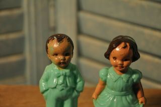 Hard Plastic Vintage Collectible IRWIN Figures Boy and Girl 2