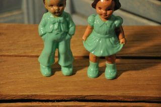 Hard Plastic Vintage Collectible IRWIN Figures Boy and Girl 3