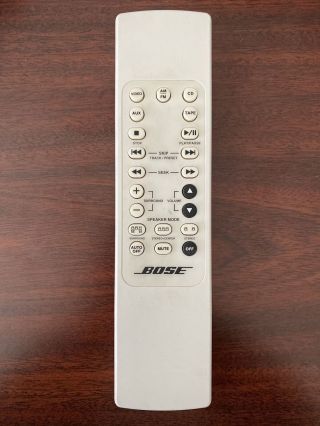 Bose Remote Control Rc - 9,  White,  Rare Ready To Ship