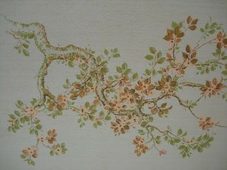 Dollhouse Miniatures Wallpaper Background Mural Flowering Branch 6944 - 20 " X 13 "