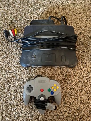 Authentic Vintage Rare Nintendo 64 Console With Controller
