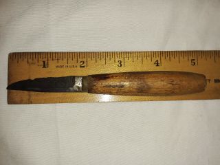 Vintage/antique 3&h Co.  Leather Tool,  5 Inch Long Knife