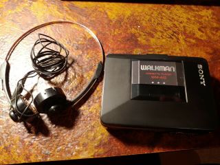 Rare Vintage Sony Walkman Wm - A12 Stereo Cassette Player Good
