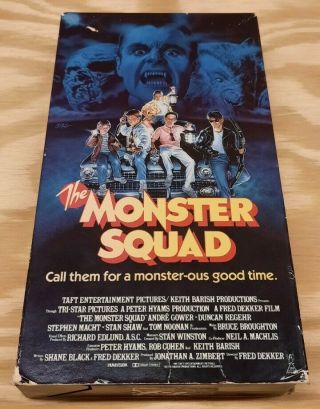 1987 The Monster Squad Horror Movie By Vestron Rare Cult Classic Vhs Video Tape