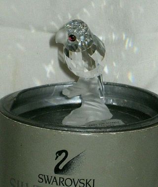 RARE SWAROVSKI Silver Crystal PARROT Figurine w/Box 7640 NR 060 3