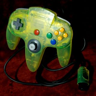 Extreme Green Controller✨tight Stick✨nintendo 64 N64 Authentic Official Rare