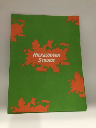Vintage 1990 Nickelodeon Studios Promo Folder Rare