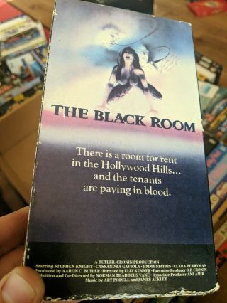 Horror The Black Room Vestron Video Rare Htf Vhs Linnea Quigley