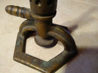 Antique Cast Brass Retro Laboratory Bunsen Burner Steampunk Scientific Industria 3