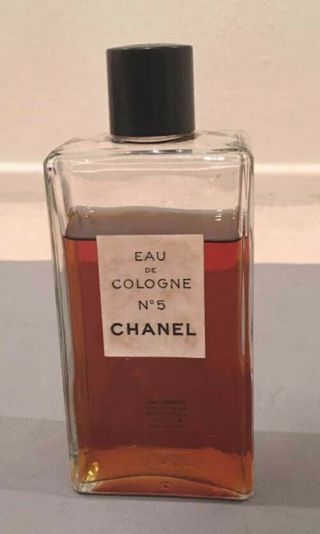 Rare Vintage Mid - Century Chanel No.  5 Edc Eau De Cologne 8 Fl Oz / 240 Ml 80