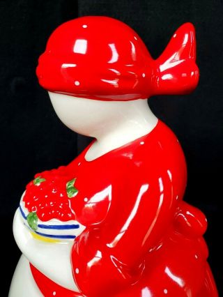 DEPT 56 LIFE IS JUST A BOWL OF CHERRIES COOKIE JAR RARE 2