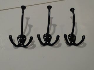 Set Of 3 Vintage Metal Coat Hangers,