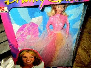 RARE BRITNEY SPEARS DOLL PERFORMING FOR YOU GRAMMY PINK DRESS PLAY ALONG OOPS DD 2