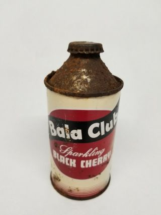 Rare Vintage Bala Club Sparkling Black Cherry Cone Top Can 12 ozs Philadelphia 2