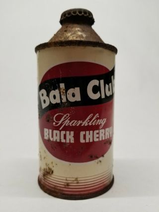 Rare Vintage Bala Club Sparkling Black Cherry Cone Top Can 12 ozs Philadelphia 3